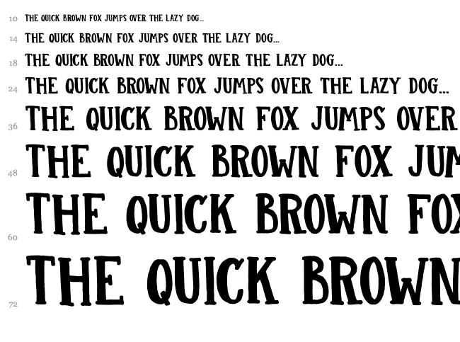 DK Colporteur font waterfall